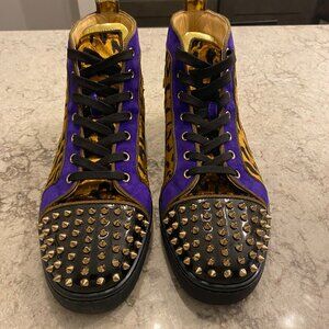 Christian Louboutin Leopard Spike High Top Size 43.5 EU